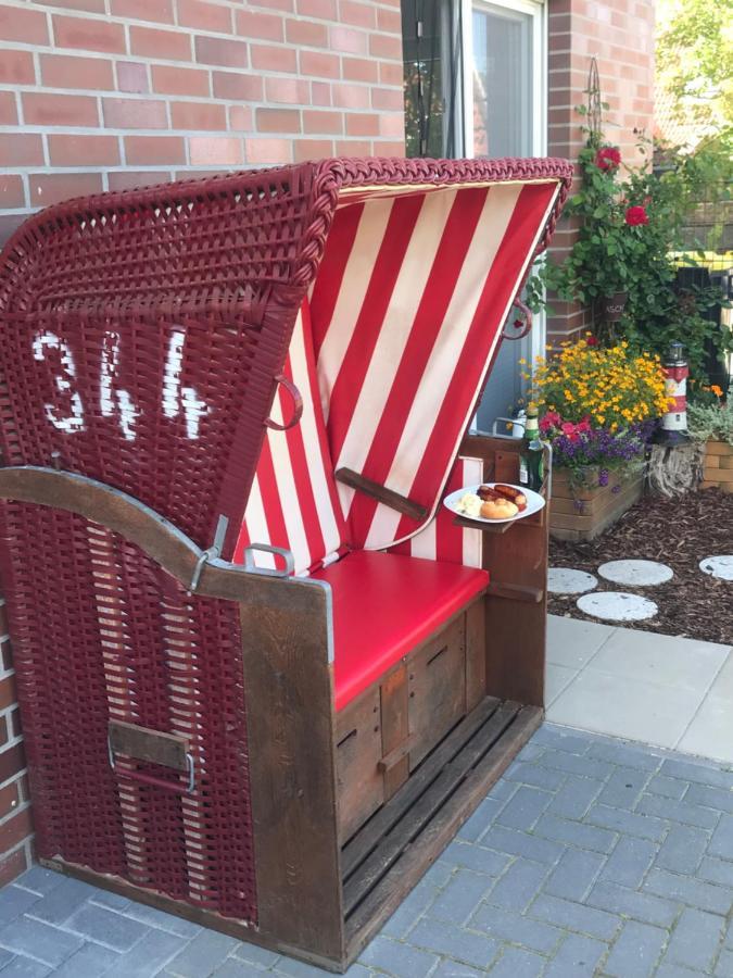 Feriendomizil Dornum Haus Margarete Mit Wallbox Exterior foto